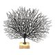thumbnail image 3 of Escultura De Coral De Plástico Adorno De Mesa Decoración Estatuilla De Mesa Negro, 3 of 5