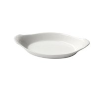 Sunnex - Set De 2 Plato Oval Con Orejas Porcelana 17 Cm.