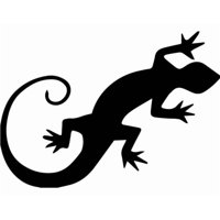 Rienda Libre Graphics - Decomural Gecko Lizard Ws-32734
