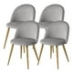 thumbnail image 1 of Pack 4 Sillas Comedor Sitial Terciopelo Acolchada Gris, 1 of 6