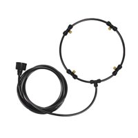 Magideal - Sistema De Atomización Del Rociador De Niebla De Agua Sistema De Nebulización Portátil Adaptador De Latón De 3/4 ""Accesorios Del Enfriador Del , 12 Pulgadas