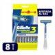 thumbnail image 1 of GILLETTE PRESTOBARBA3 X8 DESECHABLE., 1 of 2