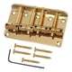 thumbnail image 1 of Puente De Bajo De 4 Cuerdas De 80mm, Pieza Trasera Ajustable Con Tornillos Para Bajo Aureate, 1 of 5