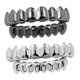 thumbnail image 3 of Juego De 2 Parrillas Chapadas En Plata De 18 Quilates Juego De Parrilla De 8 Dientes Accesorios De Vampiro De Halloween, 3 of 5