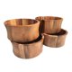 thumbnail image 1 of Ensaladera Kalmar Home, madera de acacia, 15 cm, juego de 4, 1 of 4