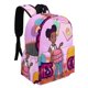 thumbnail image 2 of Rincón de Gracie-theme Backpack, Campus style schoolbag Bookbag with Adjustable Shoulder Straps And Large Zip Compartment, Unisex Travel Bags.42x30x15cm, 2 of 6