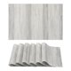 thumbnail image 1 of Juego de 6 Manteles Individuales de Plástico para Decoración de Mesa de Comedor Interior Lavables Gris 45*30cm, 1 of 6