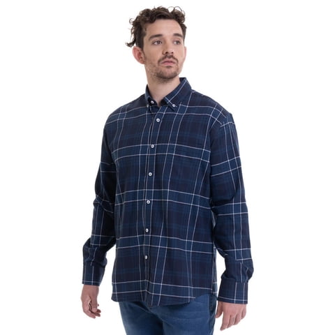 Truval - Camisa Villela Azul Marino Azul Marino 3Xl