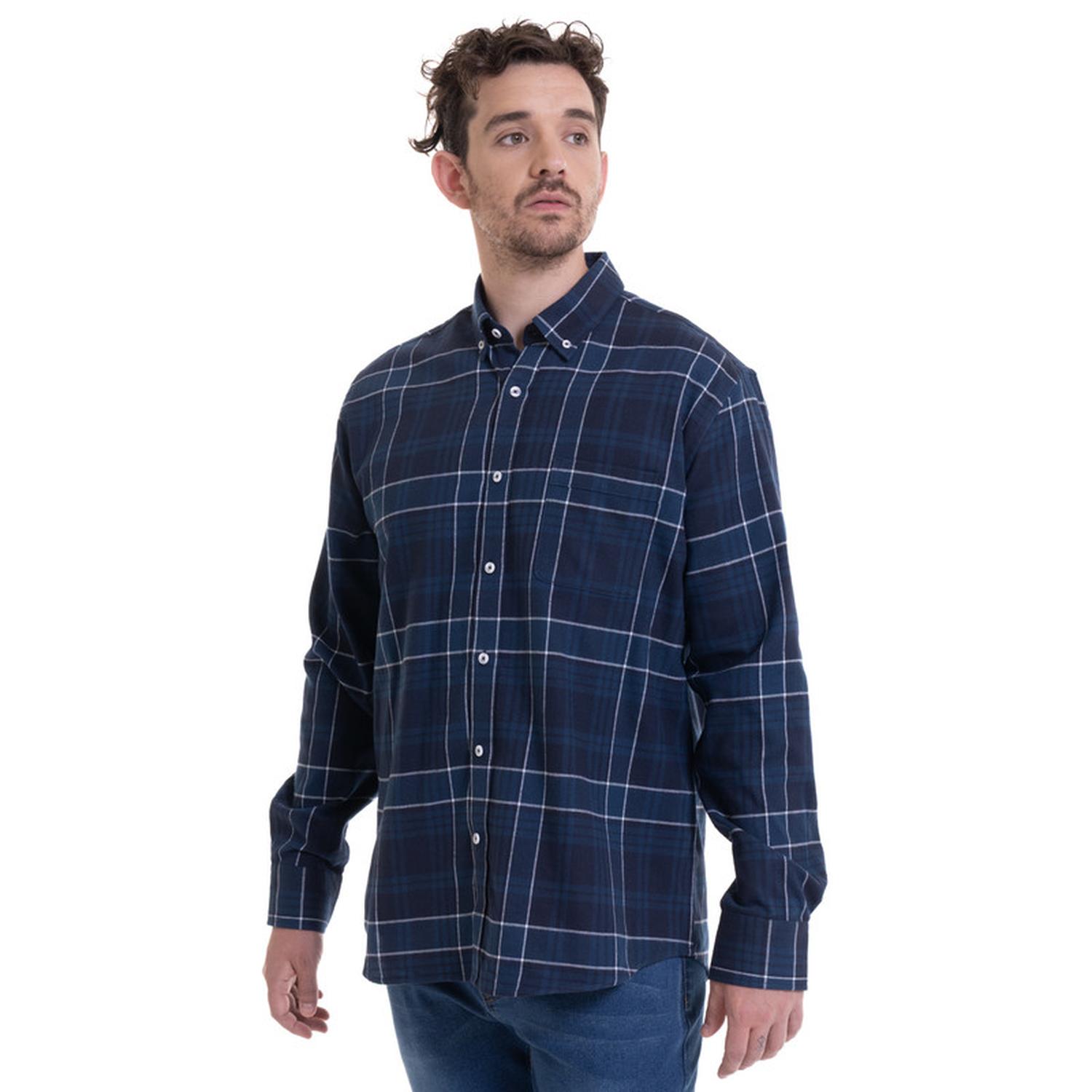 Truval - Camisa Villela Azul Marino Azul Marino 2Xl