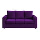thumbnail image 1 of Sofa Kendy 3c Felpa 30 Morado, 1 of 6