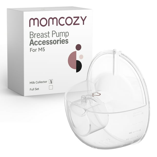Momcozy Accesorios de Repuesto para Extractor de Leche M5, Recolector de Leche, 2 Piezas