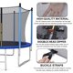 thumbnail image 3 of Red de Seguridad para Trampolín ECYITISY 305 cm Resistente a UV Negro, 3 of 7