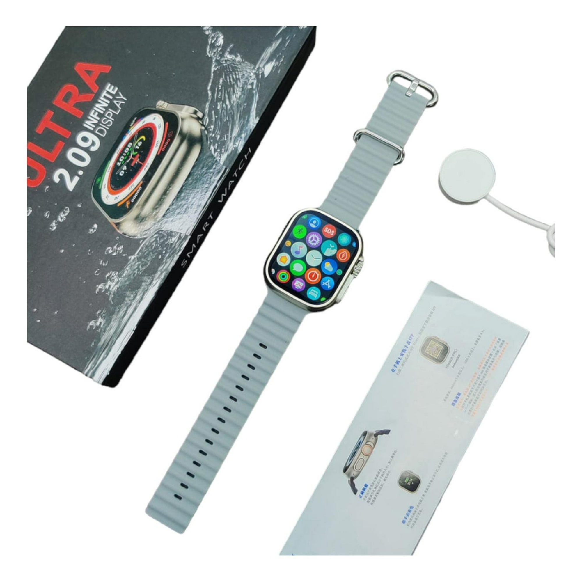 Hiwatchpro - Reloj T10 Ultra Inteligente Smartwatch / Realiza Llamad Gris