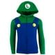 thumbnail image 1 of Sudadera con capucha Nintendo Super Mario Bros. Boys Luigi Talla 5/6, 1 of 3
