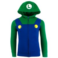 Sudadera Con Capucha Nintendo Super Mario Bros. Boys Luigi Talla 5/6