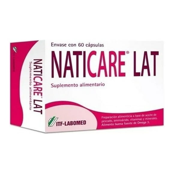 Naticare Lat Suplemento Alimentario X 60 Cápsulas
