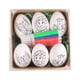 thumbnail image 3 of Dibujos Animados De Huevos De Pascua Que Se Pueden Pintar Para Accesorios Fotográficos Cestas De Pascua Reuniones Familiares Mariposa Blanca, 3 of 5
