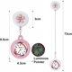 thumbnail image 2 of Reloj retráctil AGEN KGEN de cuarzo con pulsómetro, paquete de 3, 2 of 3