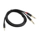 thumbnail image 1 of 3.5 Mm A Doble Adaptador Estéreo De Cable Divisor De 6.35 Mm De Ts Y Para Altavoz De Reproductor De CD 100 Cm, 1 of 5