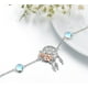 thumbnail image 2 of Pulsera atrapasueños piedra luna plata 925, 2 of 3