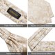 thumbnail image 5 of Set Ascot Cravat de seda con paño y colleras. Modelo White Golden, 5 of 5