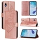 thumbnail image 4 of Funda cartera mariposa para Samsung Galaxy A10 con soporte y ranuras para tarjetas Oro rosa, 4 of 5