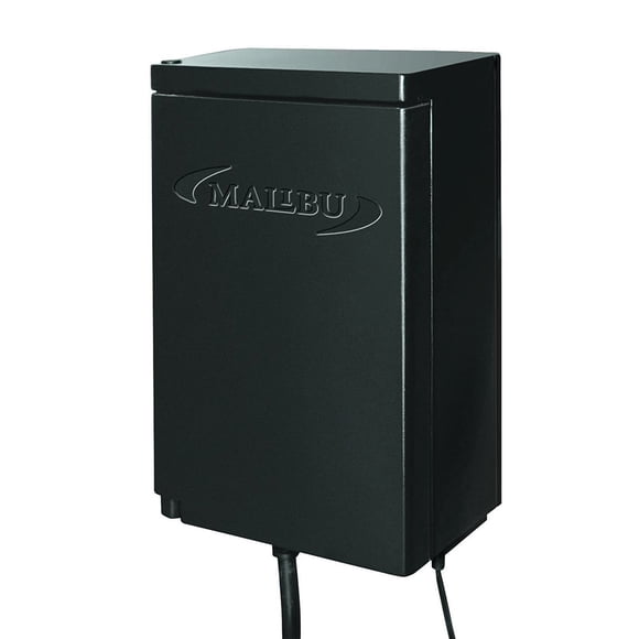 Paquete de alimentación Malibu de 45 W con sensor y protección contra la intemperie, salida de 12 V