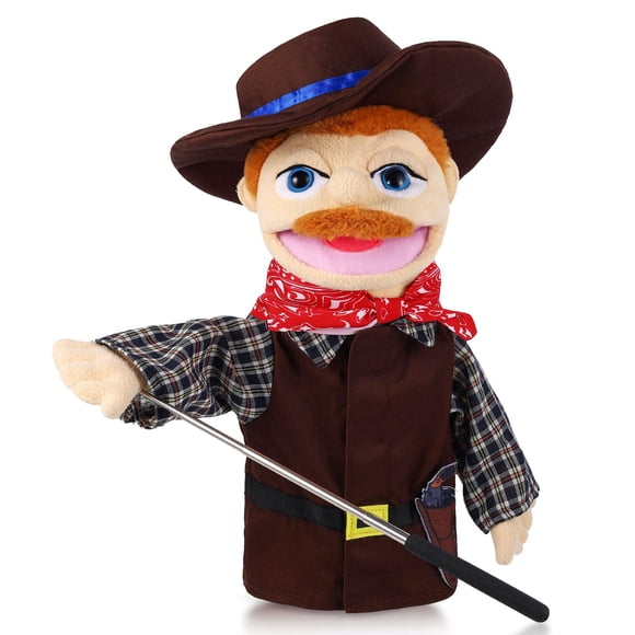 Marioneta de mano YoungJoy Juego de rol Cowboy Chef Doctor Fireman +