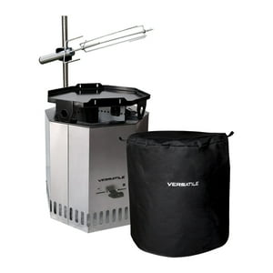 Versatile - Brasero Sin Humo Plancha Y Spiedo + Funda