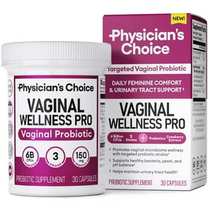 Probióticos Vaginales Physician'S Choice 6B Cfu Con Raíz De Regaliz