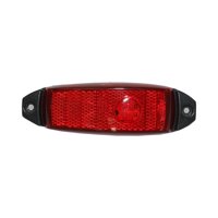 Braslux - Foco Lateral Led Rojo 12 Y 24 Volts
