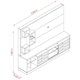 thumbnail image 3 of Estante Home Heitor Titanio Carvalho, 3 of 4