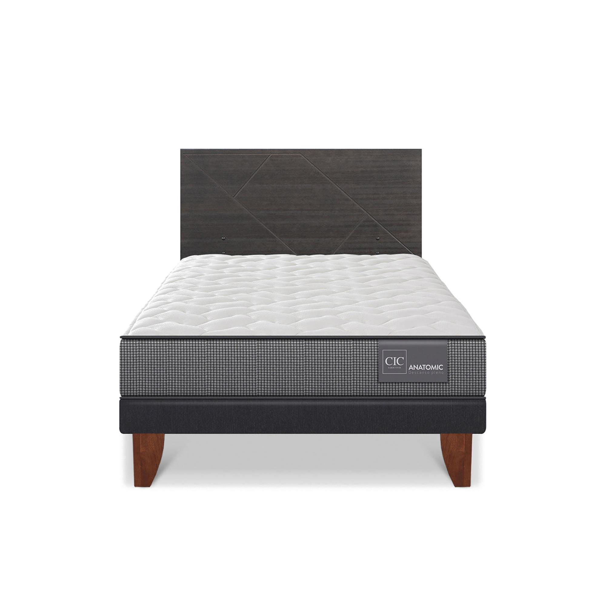 Cic - Cama Europea Anatomic 1.5 Plaza Base Normal