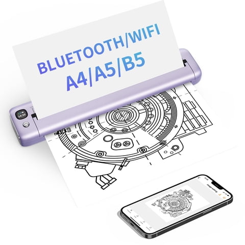 Impresora Portátil Rongta A4 Inalámbrica Wifi Y Bluetooth