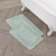 thumbnail image 1 of Juego de Alfombrillas de Baño Laura Ashley con Borde de Volantes 100% Algodón Aqua, 1 of 8