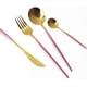 thumbnail image 3 of XmhyTop Juego de Cubiertos de Cocina de 24 Piezas, Inoxidable, Color Oro rosado, Ideal para Hogares y Eventos, 3 of 5