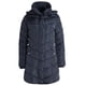 thumbnail image 3 of Chaqueta Steve Madden Long Chevron acolchada azul marino para mujer, 3 of 7