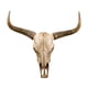 thumbnail image 1 of Escultura De Pared Con Cabeza De Toro Y Calavera, Obra De Arte Artesanal Para Chimenea, Galería, Granja, Estilo A, 1 of 5
