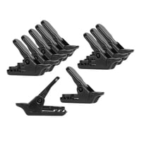 Ioensy - Clips Para Toldo De Lona Reutilizables, 10 Uds., Para Cubiertas De Coche Y Acampada, Cubiertas De Piscina, Color Negro
