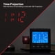 thumbnail image 4 of Reloj despertador de proyección Magnasonic EAAC601W con radio blanco, 4 of 9