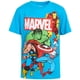 thumbnail image 5 of Pack de 5 Remeras de Algodón con Gráficos de Marvel Avengers para Niños, 5 of 7