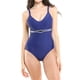 thumbnail image 3 of Traje de baño Enterito reductor azul Talla L, 3 of 5