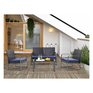 Muebles Santa Ana - Juego De Terraza Brasilia 4 Puestos