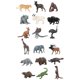 thumbnail image 5 of 18 Uds. Animales Salvajes Realistas Juguete Animales De Plástico Mundo Zoo Modelo Adornos, 5 of 5