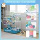 thumbnail image 5 of Jaula para Hamster PawHut 81 cm, 6 Niveles, Azul Claro DIY, 5 of 9