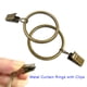 thumbnail image 4 of Anillos de cortina AMZSEVEN de metal con clips de 1,5 cm de diámetro interior, 4 of 8