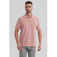 Fashionspark - Polera Hombre Pique Básica Lisa Palo Rosa - Lv