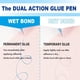 thumbnail image 3 of Kuretake Zig Memory System 2 Way Glue 4mm Chisel Tip, 3 unidades, 3 of 3