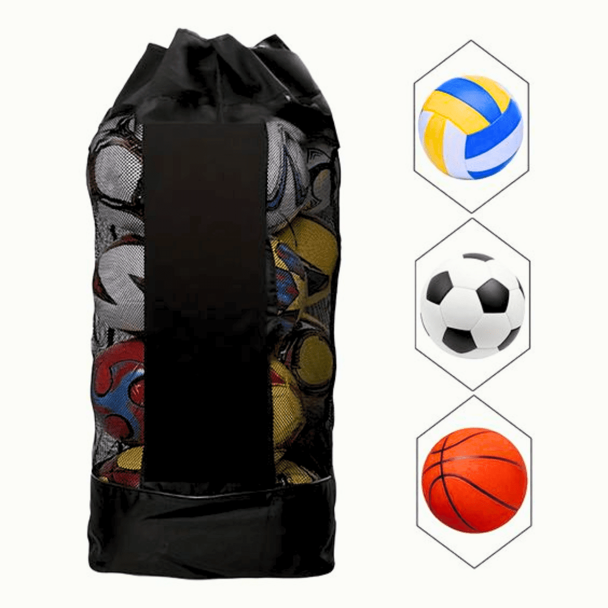 Linea Sport - Bolso De Traslado Porta Balones (25 Balones No Incluidos)