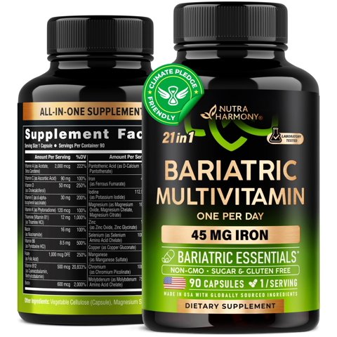 Suplementos Nutraharmony Multivitamínico Bariátrico 90 Cápsulas